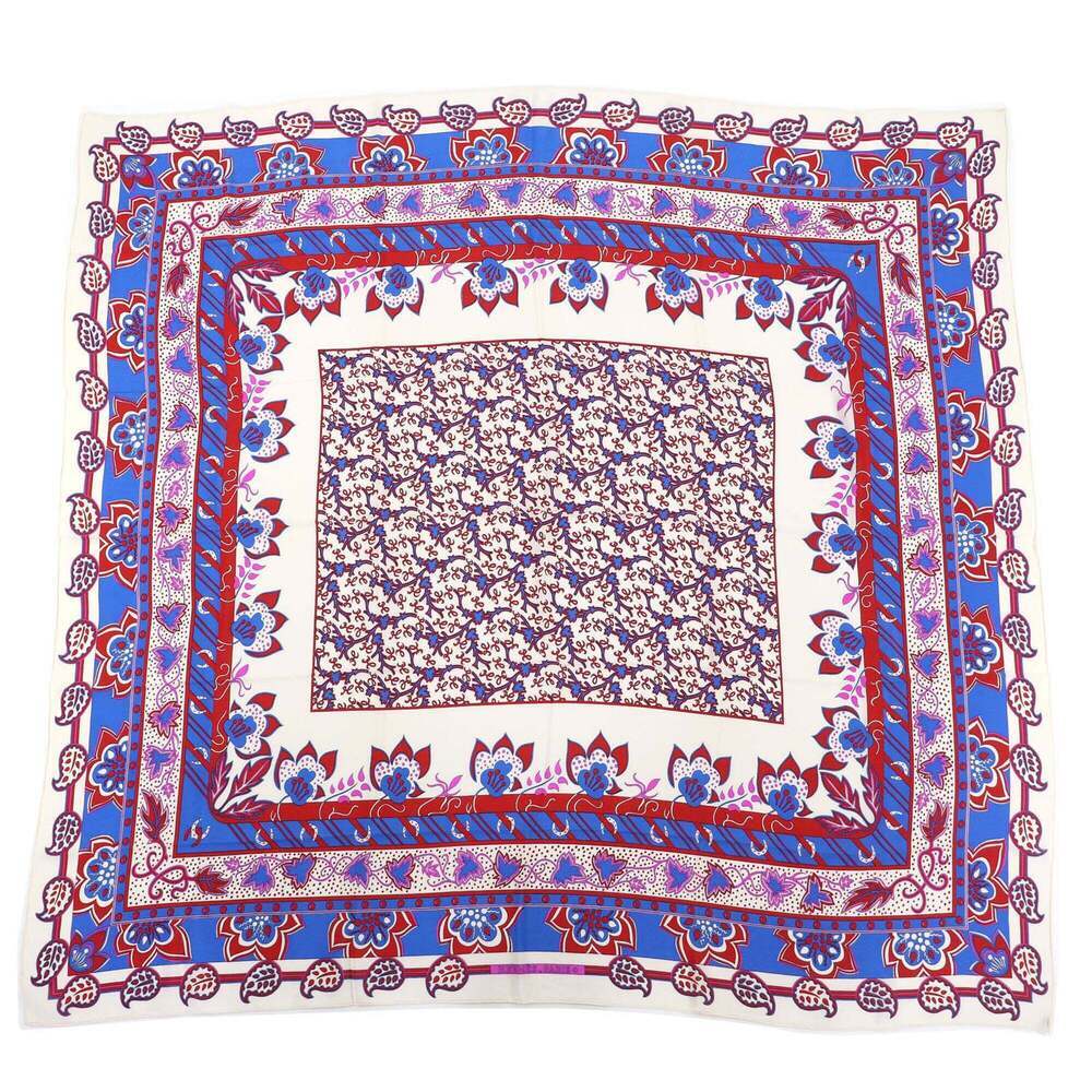 HERMES Red Silk Scarf